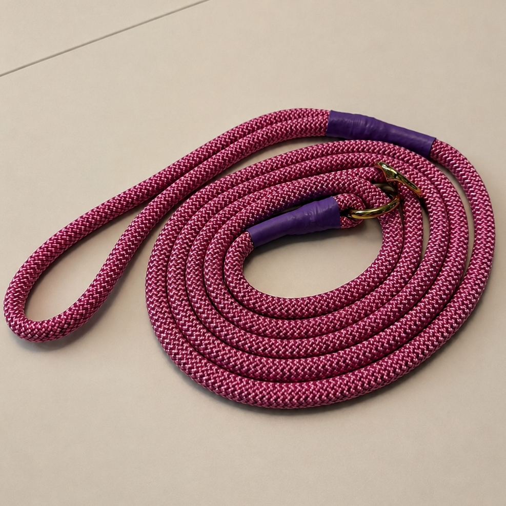 Retrieverkoppel Viddjá – Granny Pink 8mm