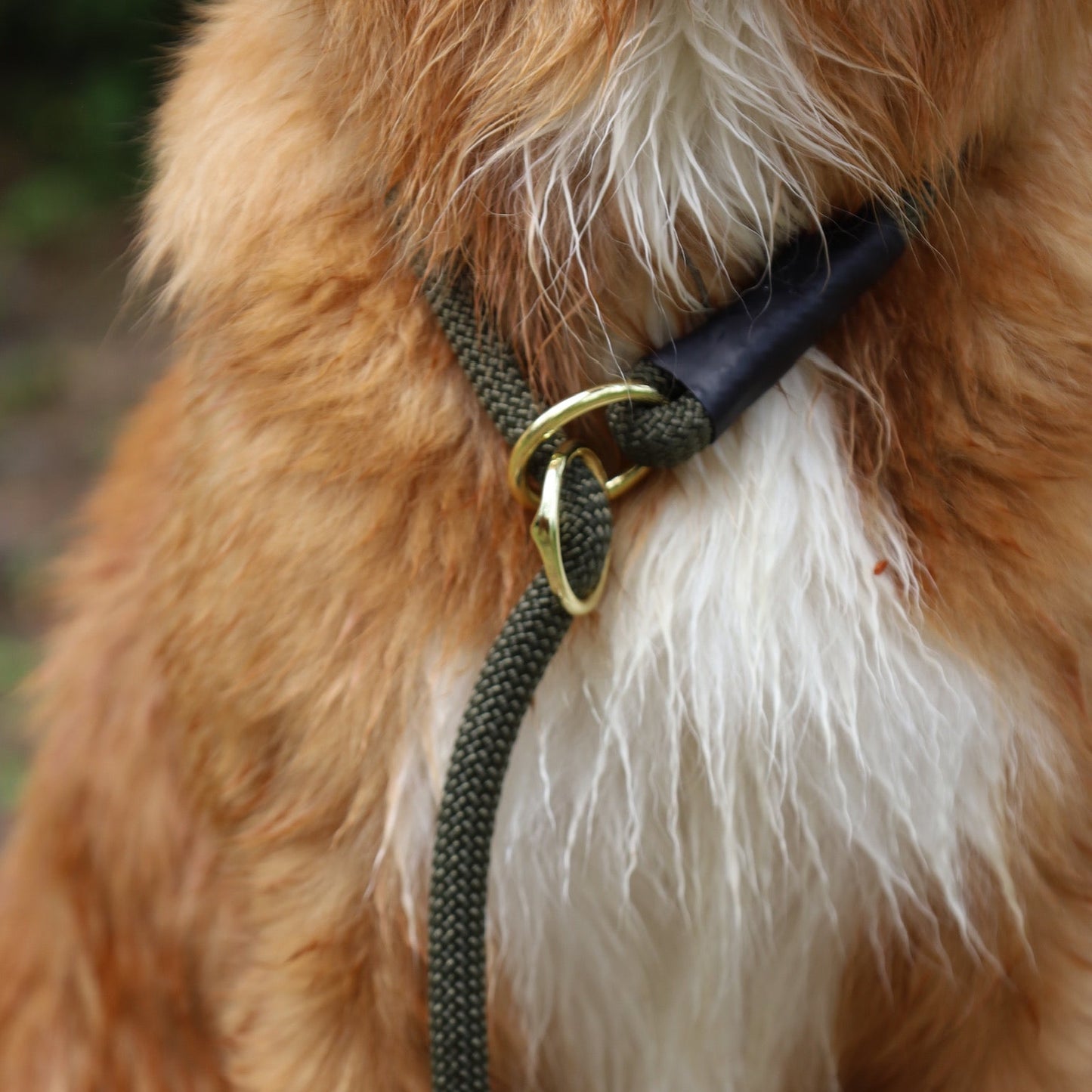Retrieverkoppel Viddjá – Army Green 10mm