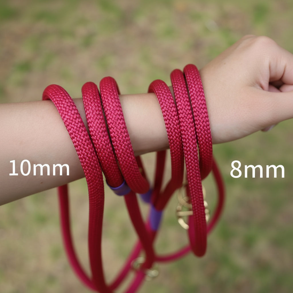 Retrieverkoppel Viddjá – Cranberry 8mm
